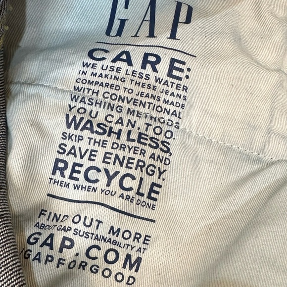 GAP Extra Baggy Utility Navy Straight Jeans Classic Comfort 36x32 Big and Tall - Picture 4 of 16